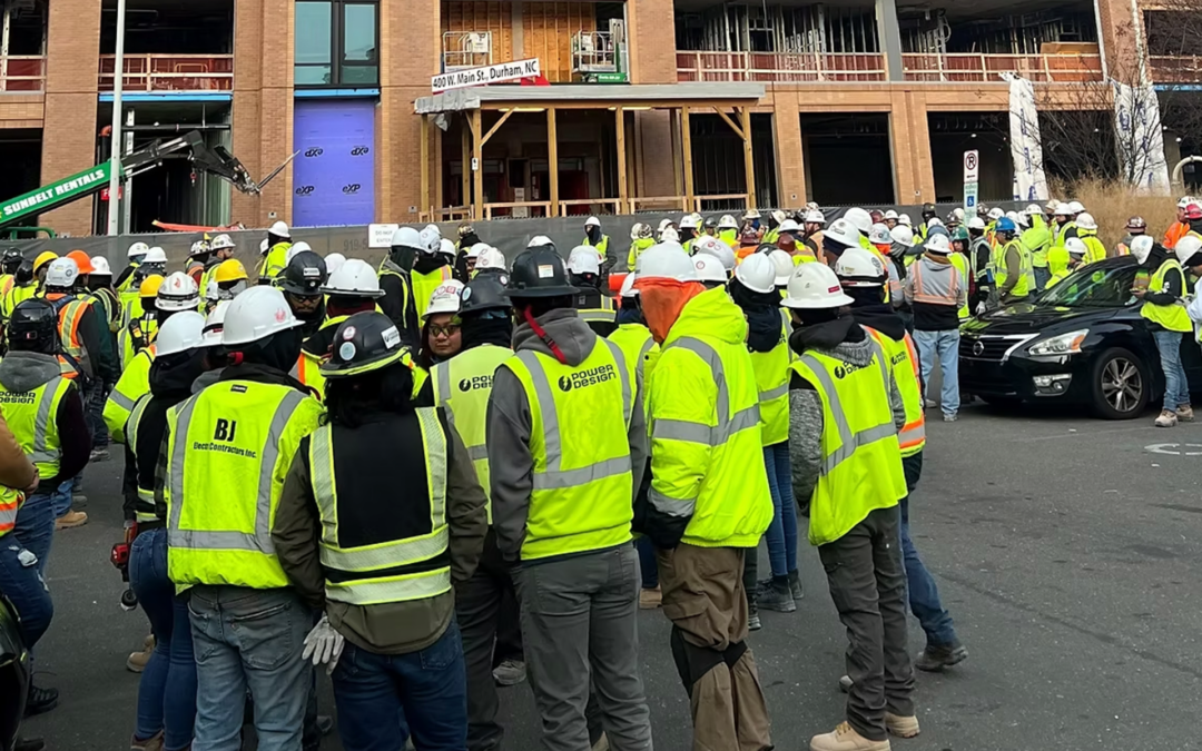 Team Conducts an Evacuation Drill